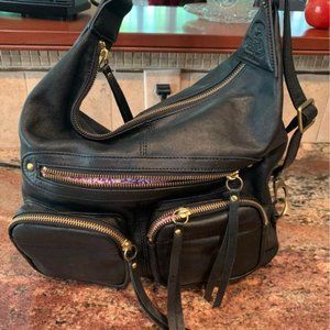 Sorial Purse - Black Leather